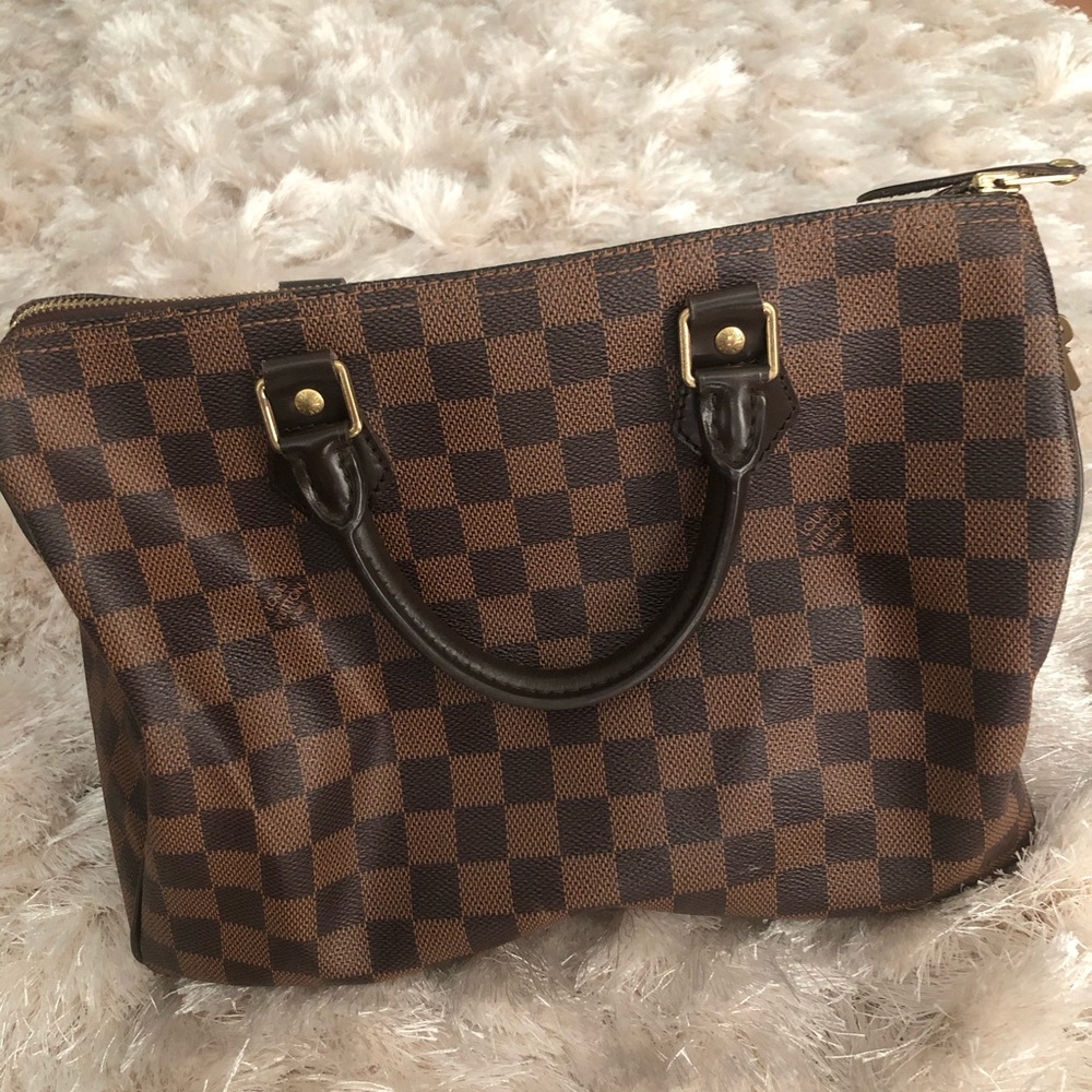 Authentic Louis Vuitton Speedy 30 Damier